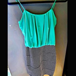 Polkadot Bodycon Mini Dress